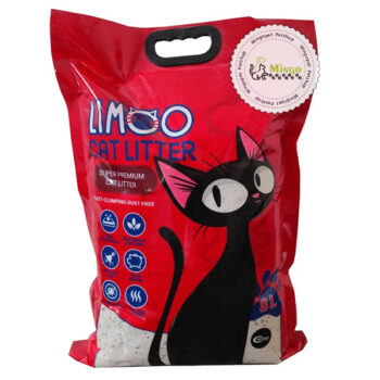 عکس خاك Limoo قرمز مدل Carbon حاوي كربن اكتيو - 8 ليتر