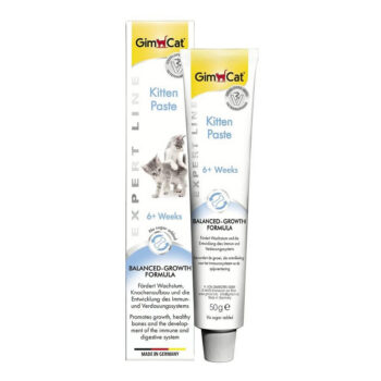 عکس خمیر مولتی ویتامین GimCat مدل Kitten Paste مخصوص بچه گربه - 50 گرم
