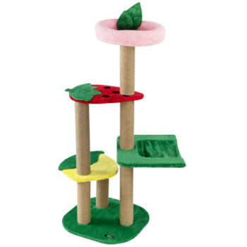 عکس درخت گربه Nina Pet كد B مدل ميوه ای مخصوص گربه - تک رنگ
