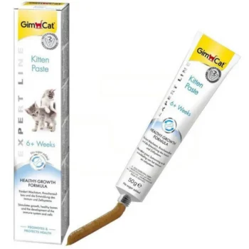عکس خمیر مولتی ویتامین GimCat مدل Kitten Paste مخصوص بچه گربه - 50 گرم