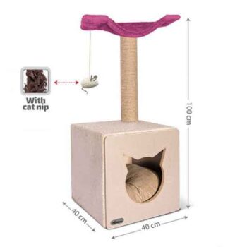 درخت گربه Nina Pet کد S مخصوص گربه - رنگ سفارشی