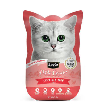 عکس پوچ Kit Cat تهيه شده از مرغ و گوشت مخصوص گربه - 70 گرم