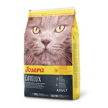 عکس غذای خشک Josera مدل Catelux تهیه شده از گوشت اردک مخصوص گربه برای جلوگیری از تشکیل گلوله مویی - 10 کیلوگرم
