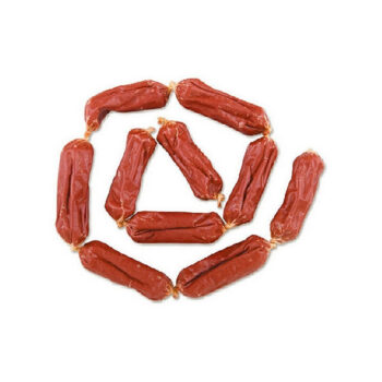 عکس تشویقی Wanpy مدل Lamb Sausages مخصوص سگ تهیه شده از گوشت بره - 100 گرم