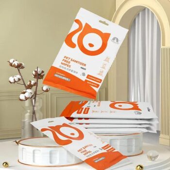 عکس دستكش مرطوب ضد عفونی کننده TaoTaoPets مخصوص سگ و گربه - 6 عددي