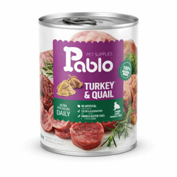 عکس كنسرو Pablo مدل نچرال تهیه شده از گوشت بوقلمون و بلدرچين مخصوص گربه - 430 گرم