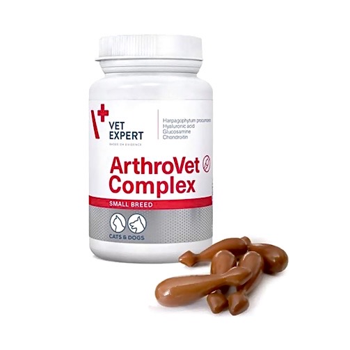 قرص گلوكوزامين Vet Expert مدل ArthroVet SB مخصوص سگ و گربه - 60 عددی