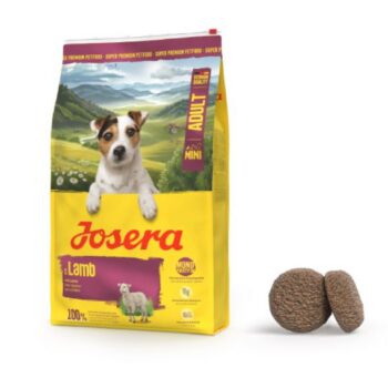 عکس غذای خشک Josera مدل Mini Adult تهيه شده از گوشت بره مخصوص سگ بالغ - 500 گرم (زیپ کیپ فله)