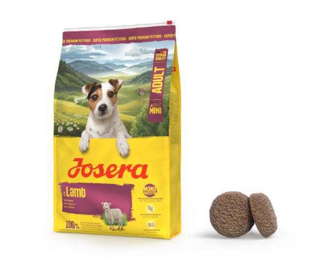 عکس غذای خشک Josera مدل Mini Adult تهيه شده از گوشت بره مخصوص سگ بالغ - 500 گرم (زیپ کیپ فله)